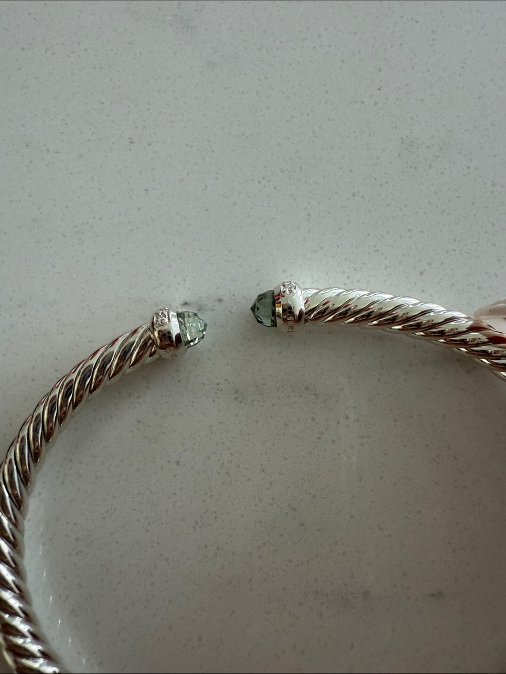 David Yurman Cable Bracelet with Prasiolite - Picture 4 of 6